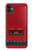 S4073 Vintage Red Cassette Player Graphic Case For iPhone 11