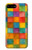 S4077 Water Color Painting Colorful Check Pattern Case For iPhone 7 Plus, iPhone 8 Plus