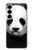S4049 Cute Panda Stick Out Tongue Case For Samsung Galaxy S25 Plus