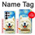 S4064 Smile Dog Van Gogh Starry Night Case For Samsung Galaxy S25 Ultra