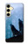 S4053 Two Wolves Couple Howling Forest Case For Samsung Galaxy S24 FE