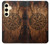 S4036 Viking Vegvisir Compass Wood Case For Samsung Galaxy S24
