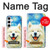 S4064 Smile Dog Van Gogh Starry Night Case For Samsung Galaxy S24 Plus