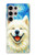 S4064 Smile Dog Van Gogh Starry Night Case For Samsung Galaxy S24 Ultra