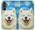 S4064 Smile Dog Van Gogh Starry Night Case For Samsung Galaxy S23 FE