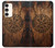 S4036 Viking Vegvisir Compass Wood Case For Samsung Galaxy S23 Plus