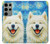 S4064 Smile Dog Van Gogh Starry Night Case For Samsung Galaxy S23 Ultra