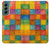 S4077 Water Color Painting Colorful Check Pattern Case For Samsung Galaxy S22 Plus
