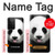 S4049 Cute Panda Stick Out Tongue Case For Samsung Galaxy S21 Ultra 5G