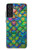 S4071 Colorful Mermaid Scale Case For Samsung Galaxy S21 FE 5G