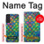 S4071 Colorful Mermaid Scale Case For Samsung Galaxy S21 FE 5G