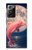 S4045 Dolphin Moon Night Case For Samsung Galaxy Note 20 Ultra, Ultra 5G