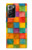 S4077 Water Color Painting Colorful Check Pattern Case For Samsung Galaxy Note 20 Ultra, Ultra 5G
