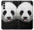 S4049 Cute Panda Stick Out Tongue Case For Samsung Galaxy A14 5G