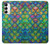S4071 Colorful Mermaid Scale Case For Samsung Galaxy A14 5G