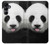 S4049 Cute Panda Stick Out Tongue Case For Samsung Galaxy A16 5G