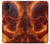 S4062 Fire Skull Case For Samsung Galaxy A21s