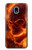 S4062 Fire Skull Case For Samsung Galaxy J3 (2018), J3 Star, J3 V 3rd Gen, J3 Orbit, J3 Achieve, Express Prime 3, Amp Prime 3