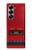 S4073 Vintage Red Cassette Player Graphic Case For Samsung Galaxy Z Fold 6