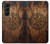 S4036 Viking Vegvisir Compass Wood Case For Samsung Galaxy Z Fold 5