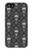S2371 Skull Vintage Monochrome Pattern Case For iPhone 5 5S SE