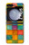 S4077 Water Color Painting Colorful Check Pattern Case For Samsung Galaxy Z Flip 5
