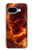 S4062 Fire Skull Case For Google Pixel 9a
