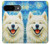 S4064 Smile Dog Van Gogh Starry Night Case For Google Pixel 9
