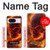 S4062 Fire Skull Case For Google Pixel 8