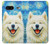 S4064 Smile Dog Van Gogh Starry Night Case For Google Pixel 7