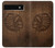 S4035 Native American Wood Carving Case For Google Pixel 6a