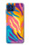S4037 Colorful Zebra Pattern Case For Motorola One 5G