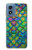 S4071 Colorful Mermaid Scale Case For Motorola Moto G Play 4G (2024)