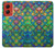 S4071 Colorful Mermaid Scale Case For Motorola Moto G Stylus 5G (2024)