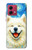 S4064 Smile Dog Van Gogh Starry Night Case For Motorola Moto G84
