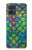 S4071 Colorful Mermaid Scale Case For Motorola Moto G54
