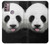 S4049 Cute Panda Stick Out Tongue Case For Motorola Moto G30, G20, G10