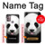 S4049 Cute Panda Stick Out Tongue Case For Motorola Moto G30, G20, G10