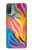S4037 Colorful Zebra Pattern Case For Motorola Moto E20,E30,E40