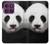 S4049 Cute Panda Stick Out Tongue Case For Motorola Edge 60 Pro