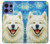 S4064 Smile Dog Van Gogh Starry Night Case For Motorola Edge 50 Pro