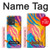 S4037 Colorful Zebra Pattern Case For Motorola Edge 40 Neo