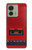S4073 Vintage Red Cassette Player Graphic Case For Motorola Edge (2023), Edge 40
