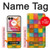 S4077 Water Color Painting Colorful Check Pattern Case For Motorola Razr 50 Ultra