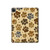 S4032 Wild Animal Paw Foot Print Hard Case For iPad Pro 12.9 (2022, 2021, 2020, 2018), iPad Air 13 (2025, 2024)