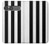 S2297 Black and White Vertical Stripes Case For Sony Xperia 10 VII