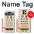 S2502 Eye Exam Chart Decorative Decoupage Poster Case For Sony Xperia 10 VII