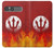S2803 Fire Red Devil Spear Symbol Case For Sony Xperia 10 VII