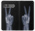 S3101 X-ray Peace Sign Fingers Case For Sony Xperia 10 VII, 10 VIII