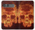 S3881 Fire Skull Case For Sony Xperia 10 VII